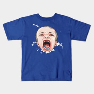 Can't you see the baby is crying? Kids T-Shirt